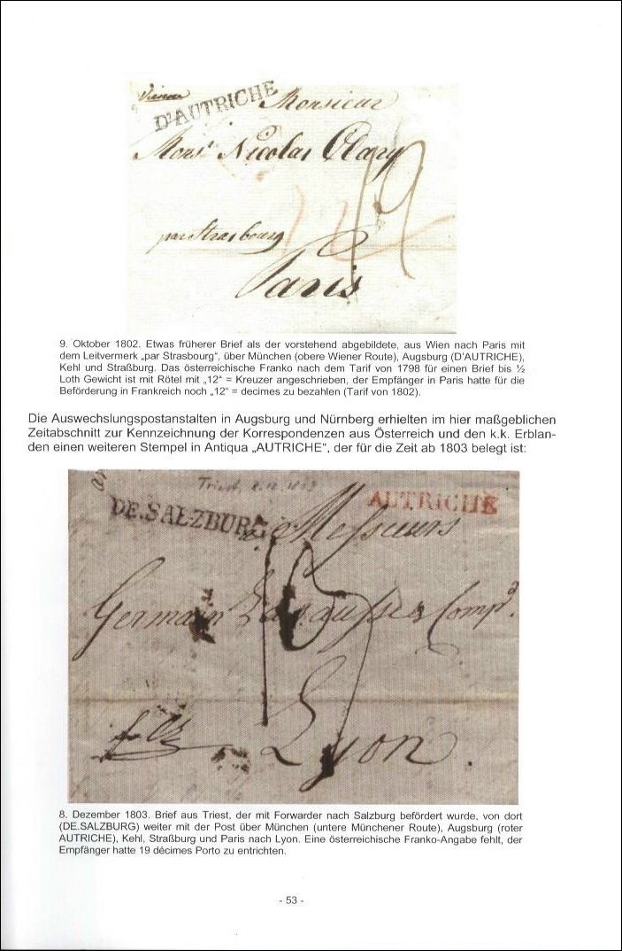 Munich Stamp Club eV, postal relations Bavaria - Austria ...