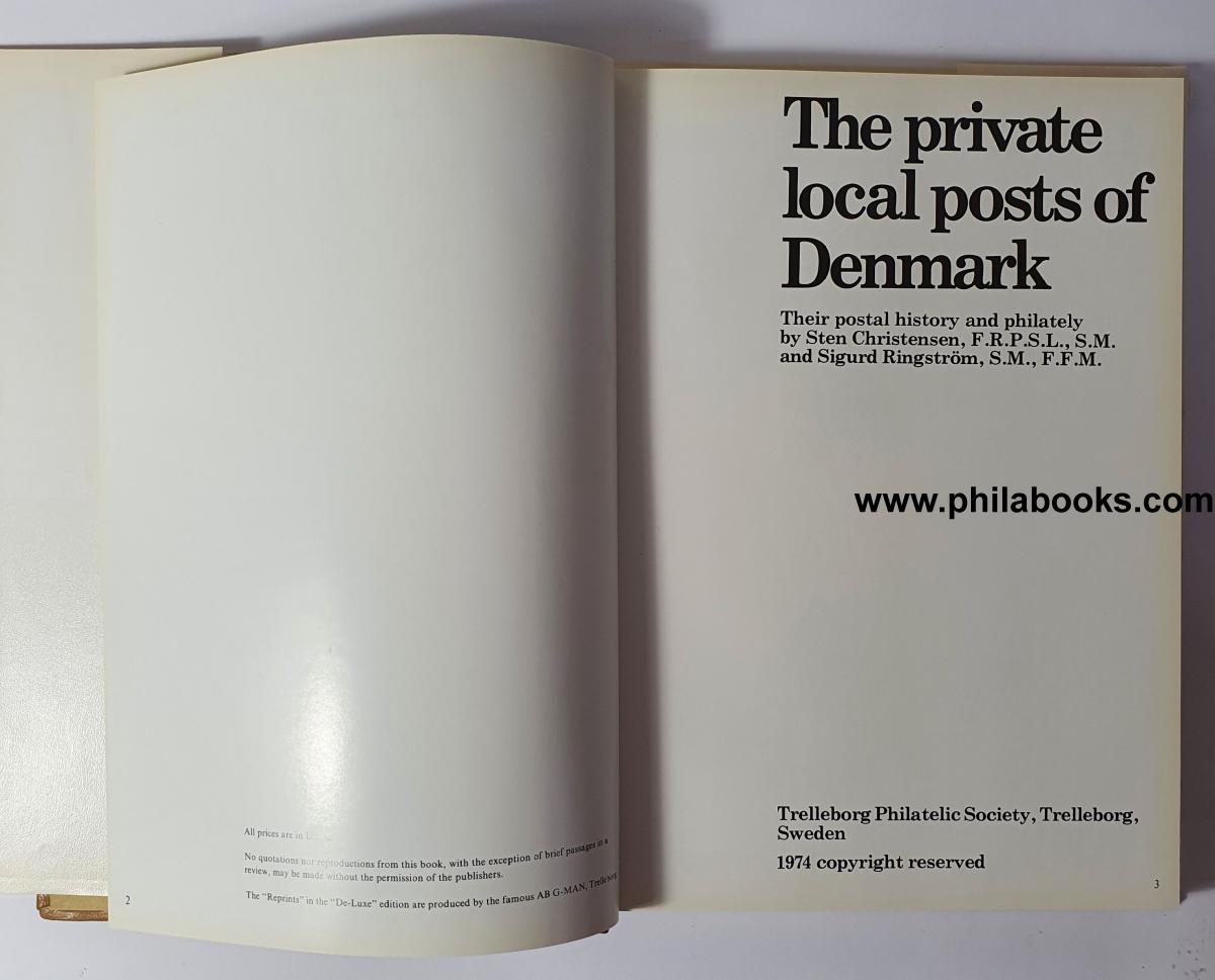 Christensen/Ringström, The Private Local Posts of Denmark, Handbuc ...