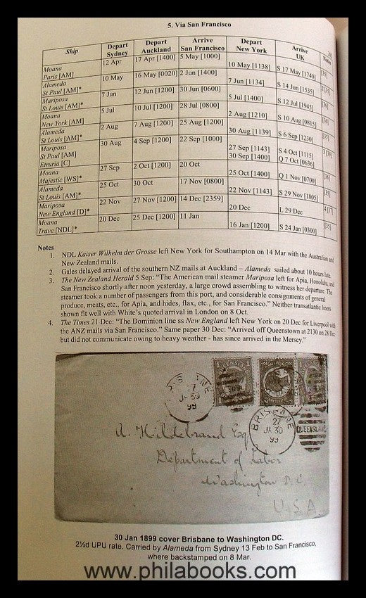 Tabeart, C., Australia New Zealand UK Mails, Volume 2 - 1881-1900, ...