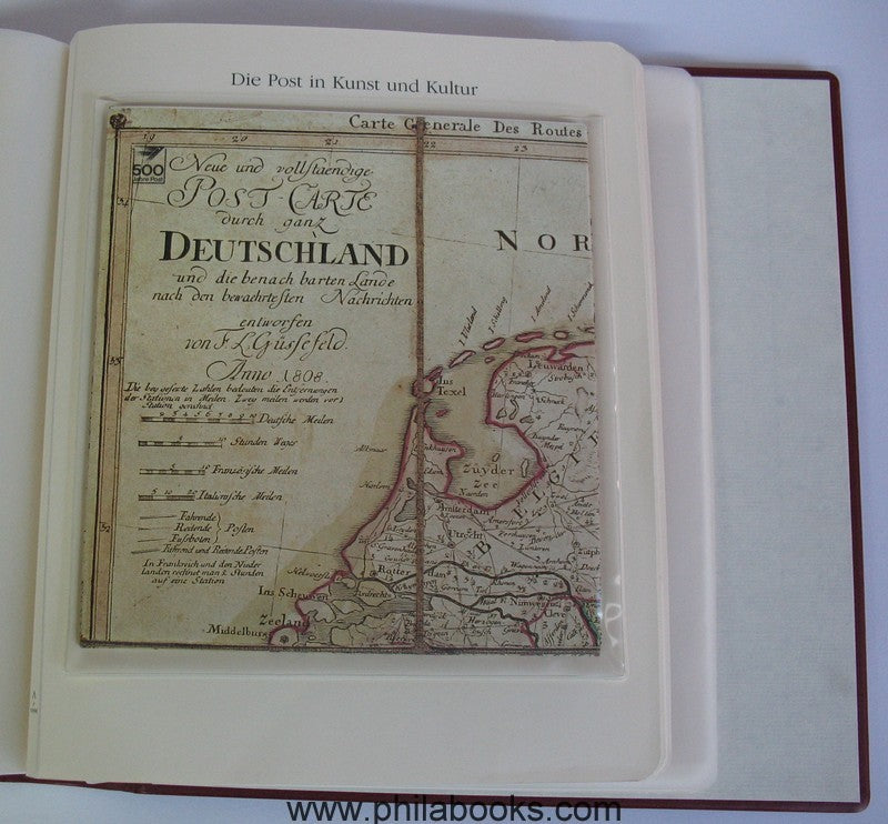 Archiv-Verlag (ed.), 500 years of post, ca 1990, 5 ring binder, black...