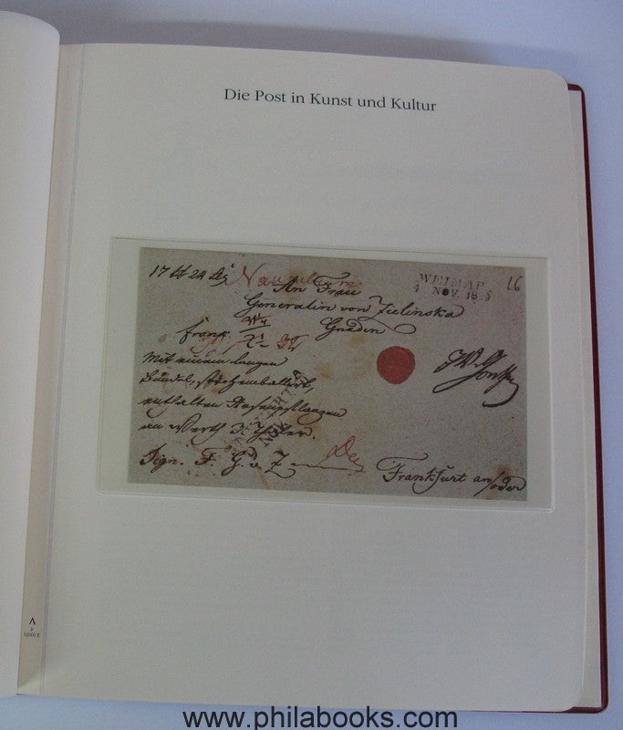 Archiv-Verlag (ed.), 500 years of post, ca 1990, 5 ring binder, black...