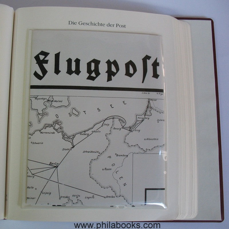 Archiv-Verlag (ed.), 500 years of post, ca 1990, 5 ring binder, black...
