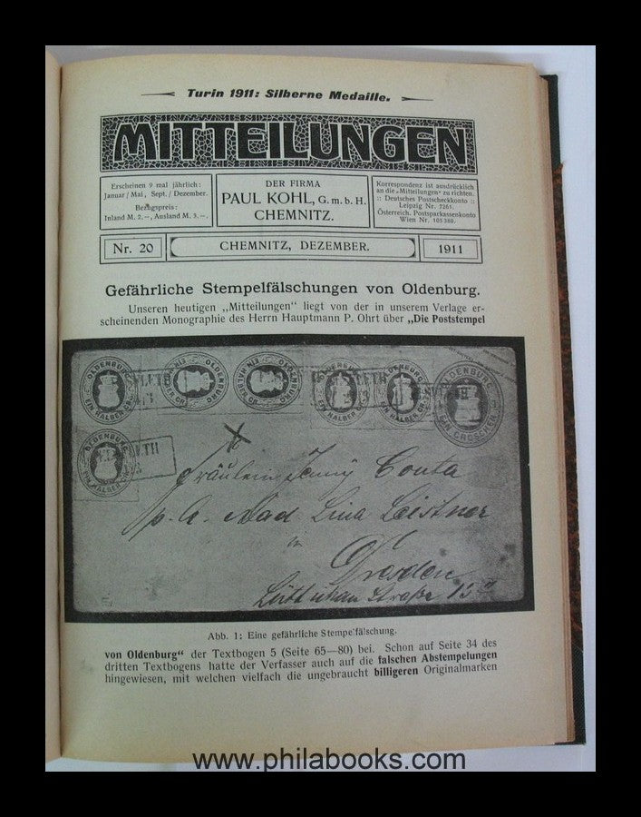 Kohl, Paul, announcements from the company Paul Kohl, Chemnitz, here the B...