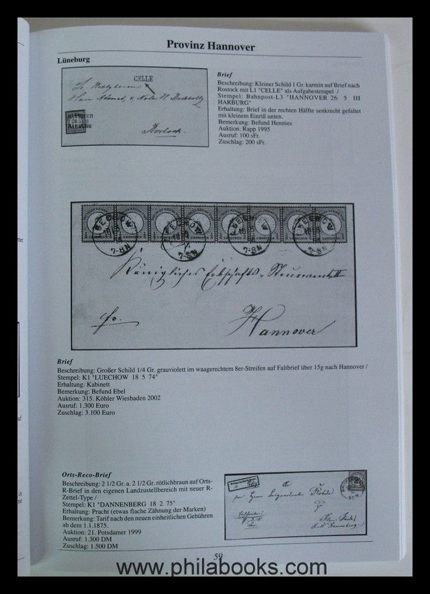 Ose/Appé, Deutsches Reich, Die Brustschildmarken 1872 - 1874, 2003 ...