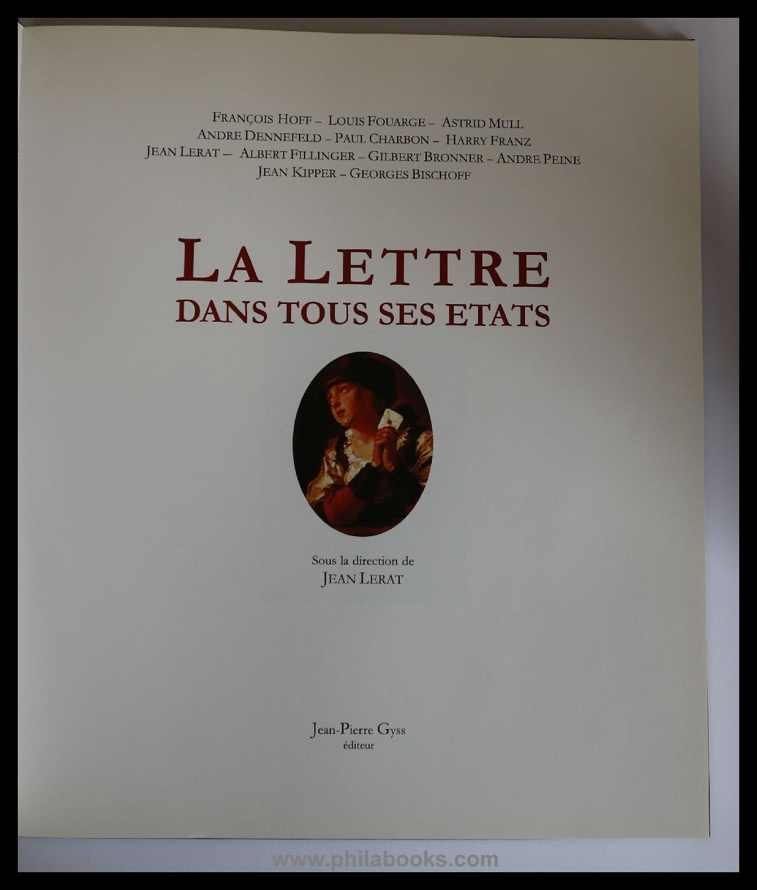 Lerat, J. (Hrsg.), La Lettre dans tous ses Etats, 2001, Bild-und T ...