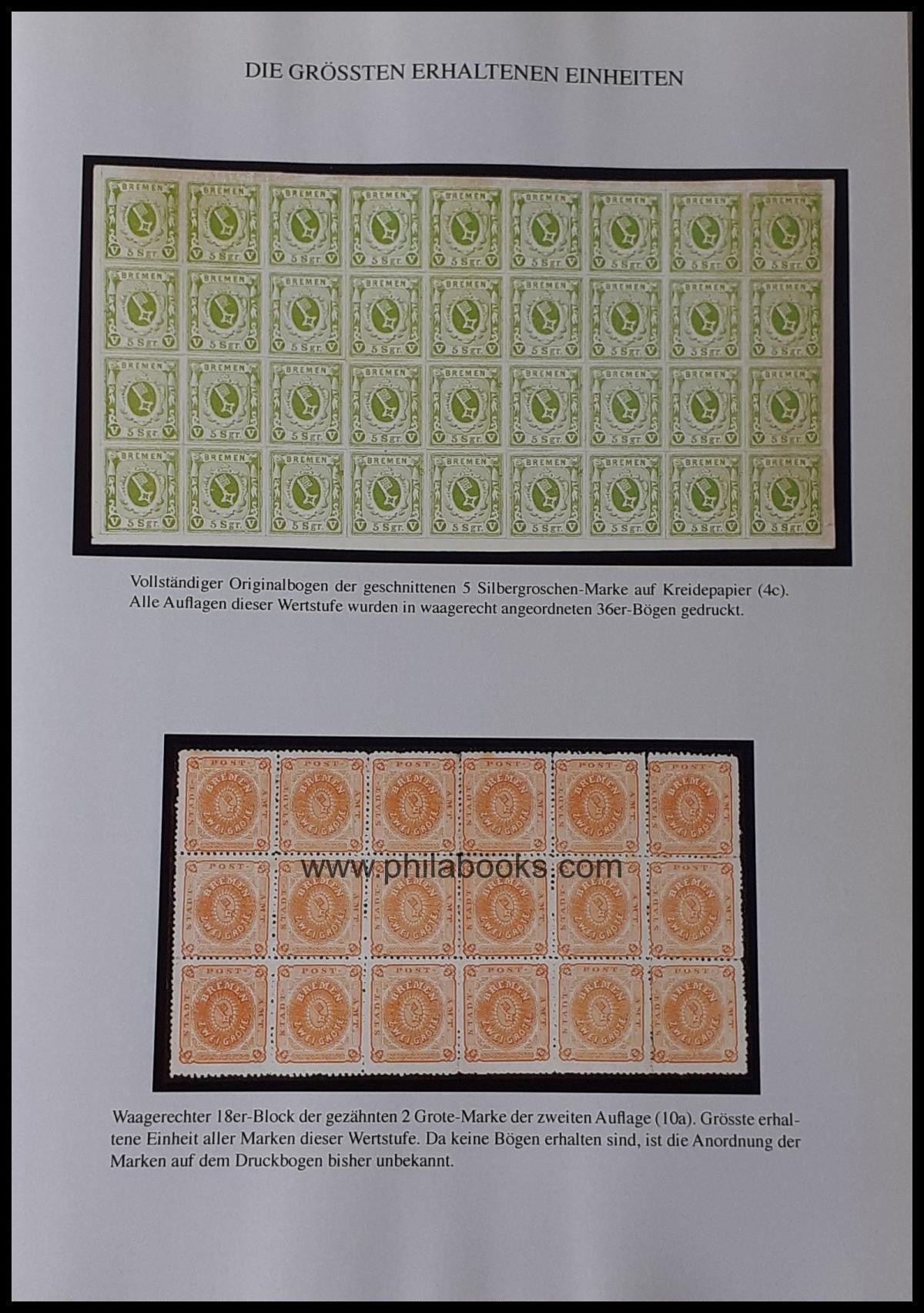 ArGe Bremen, 150 Jahre Bremer Briefmarken, 1855 - 2005,  Eine Auss ...
