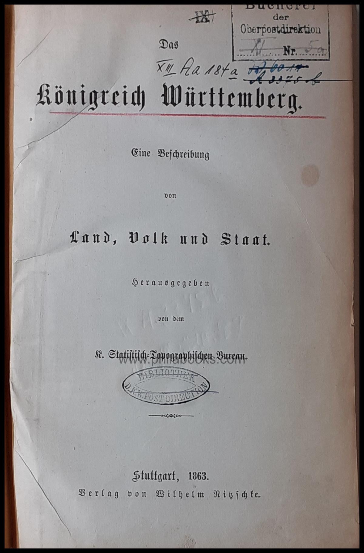 Das Königreich Württemberg, eine Beschreibung von Land, Volk und S ...