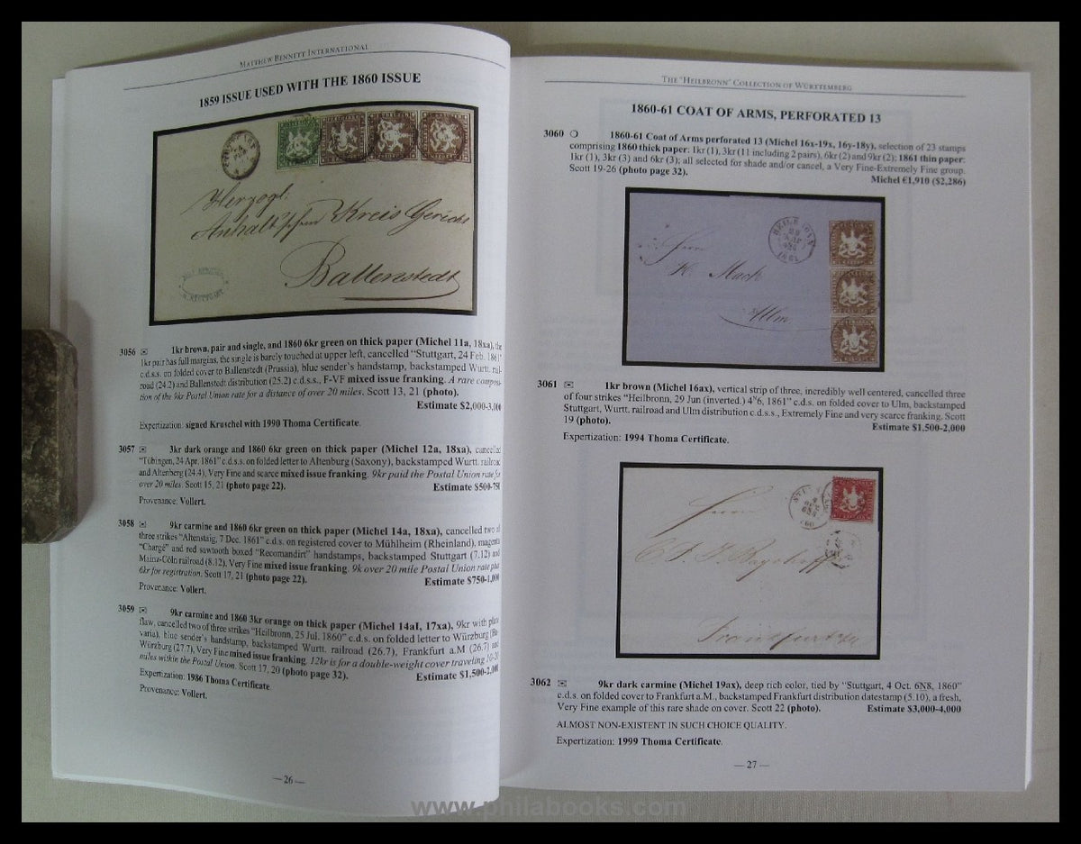 Bennett, Auktion 302, 2006-05, Württemberg, Deutsch-Ostafrika,…