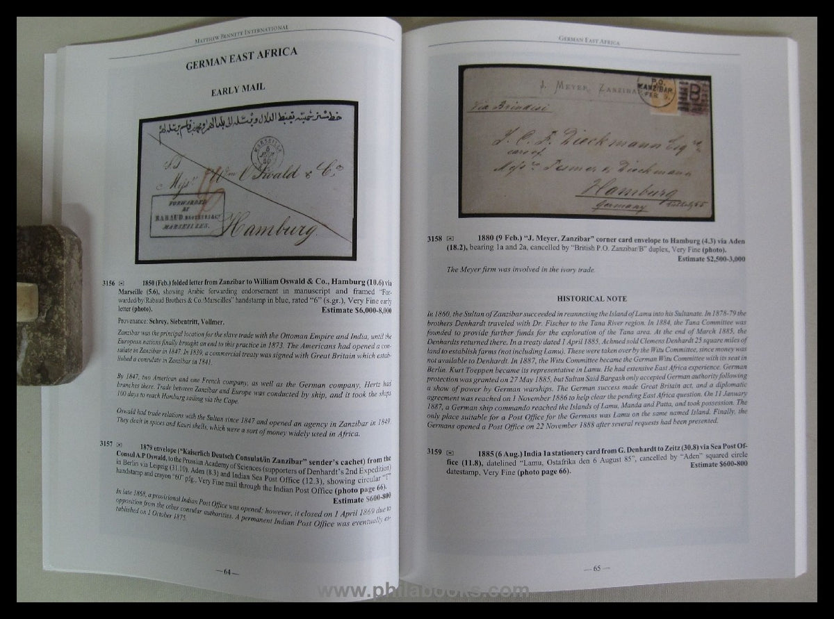 Bennett, Auktion 302, 2006-05, Württemberg, Deutsch-Ostafrika,…