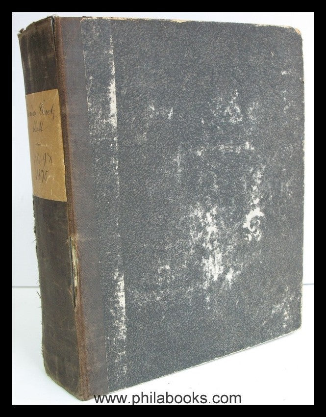 Bundes-Gesetzblatt des Norddeutschen Bundes 1869 und 1870 jeweils  ...