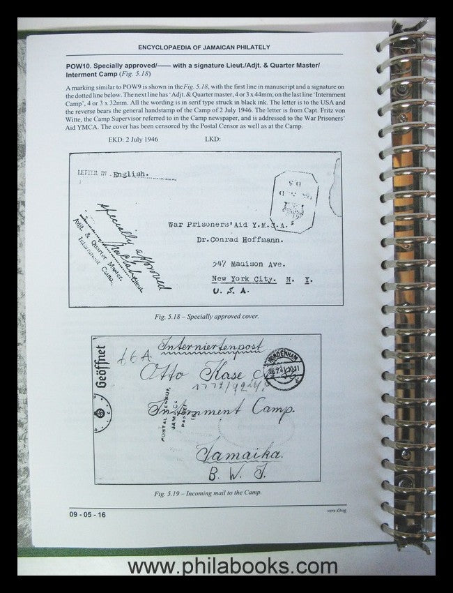 Sutcliffe/Jarvis, Encyclopaedia of Jamaican Philately (including P ...