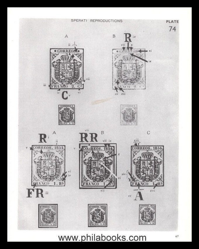 La Obra de Jean de Sperati, Espana y Colonias Espanolas, Publicada ...