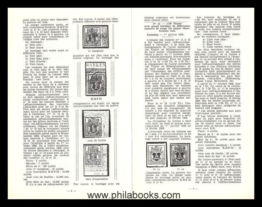 Dreyfus, S., Timbres et Cachets du Hanovre, Le Monde des Philateli ...