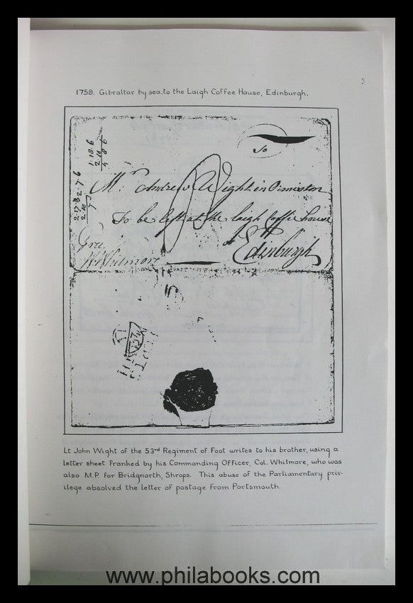 Osborn, G., Pages from a Collection of Gibraltar Postal History to ...