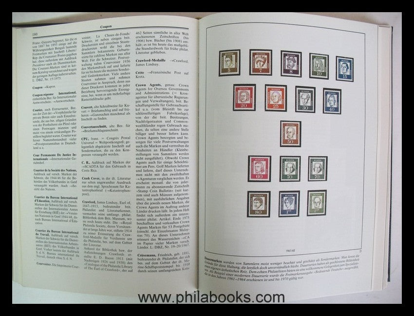 Häger, U., Großes Lexikon der Philatelie, 1978, hier die gesuchte  ...