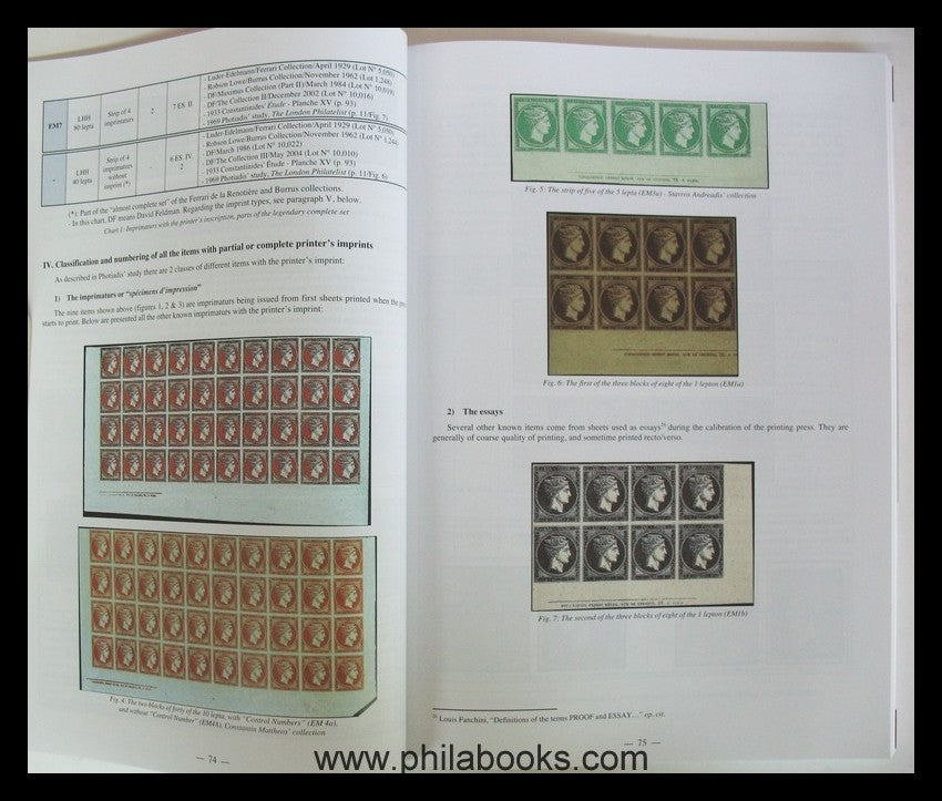 Académie Europèenne de Philatèlie, Opus XIII, Central theme Greece ...