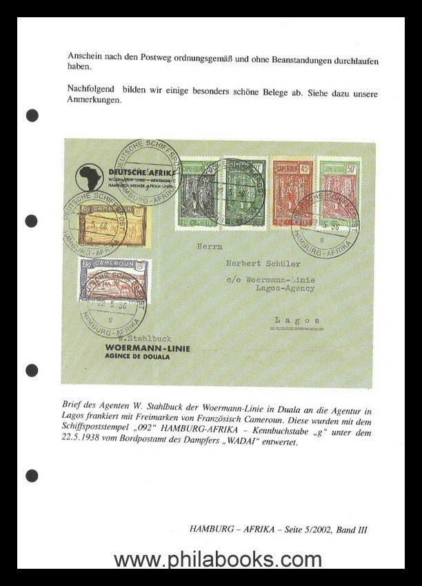 Steinmeyer/Evers, Deutsche See-und Schiffspost 1886-1945, 2002, hi ...