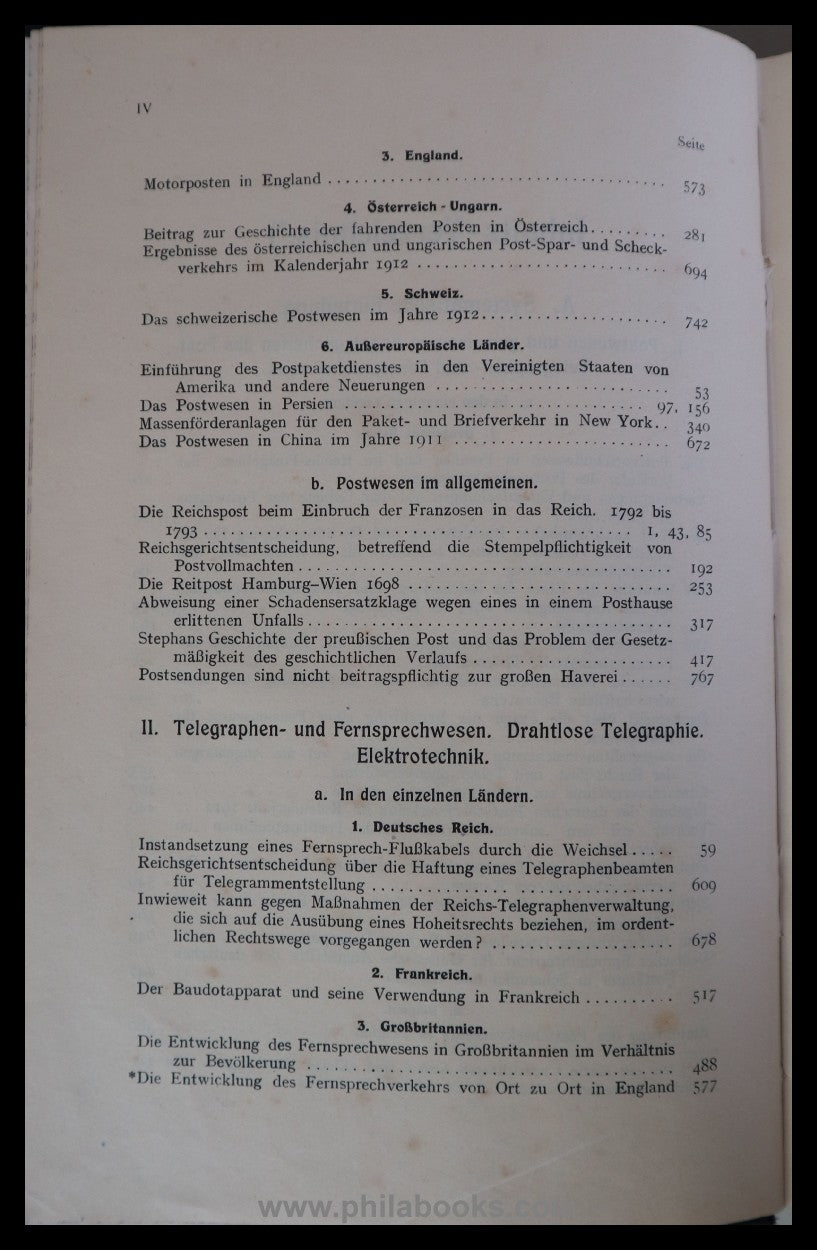 1913, Archiv für Postgeschichte und Telegraphie, Beihefte zum Amts ...