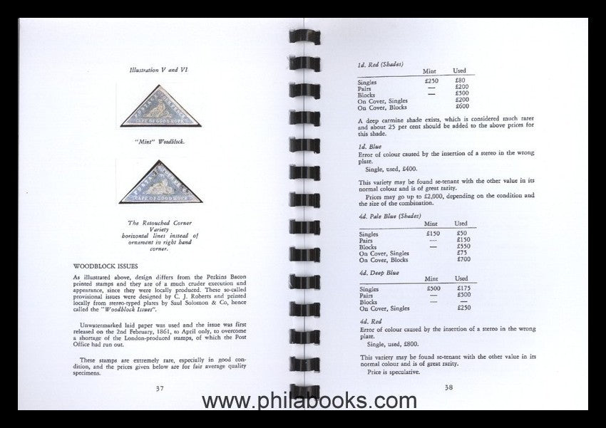 Rosenthal, E., The Cape of Good Hope Triangular Stamps and its Sto ...