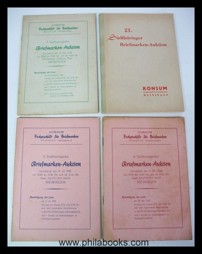 Südthüringische, Auktion 001, 1957-09