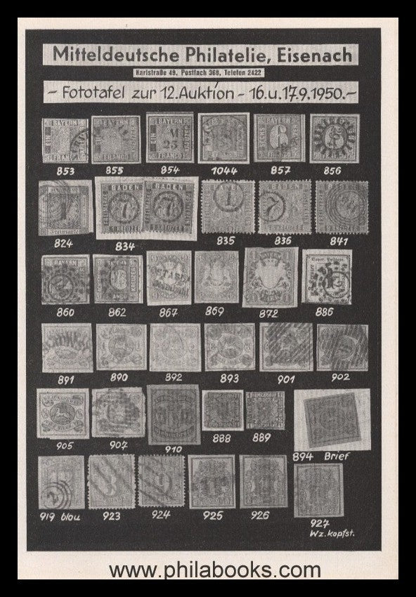 Mitteldeutsche, Auktion, 1950-09