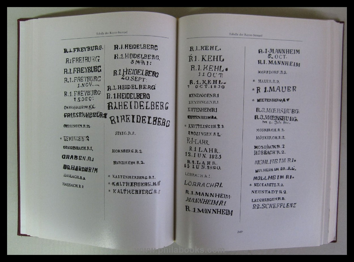 Baden-Handbuch I-III kpl., Vorphila und Freimarkenausgaben und Abstempelungen