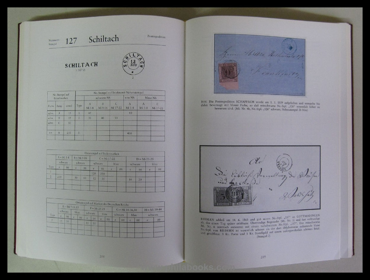 Baden-Handbuch I-III kpl., Vorphila und Freimarkenausgaben und Abstempelungen