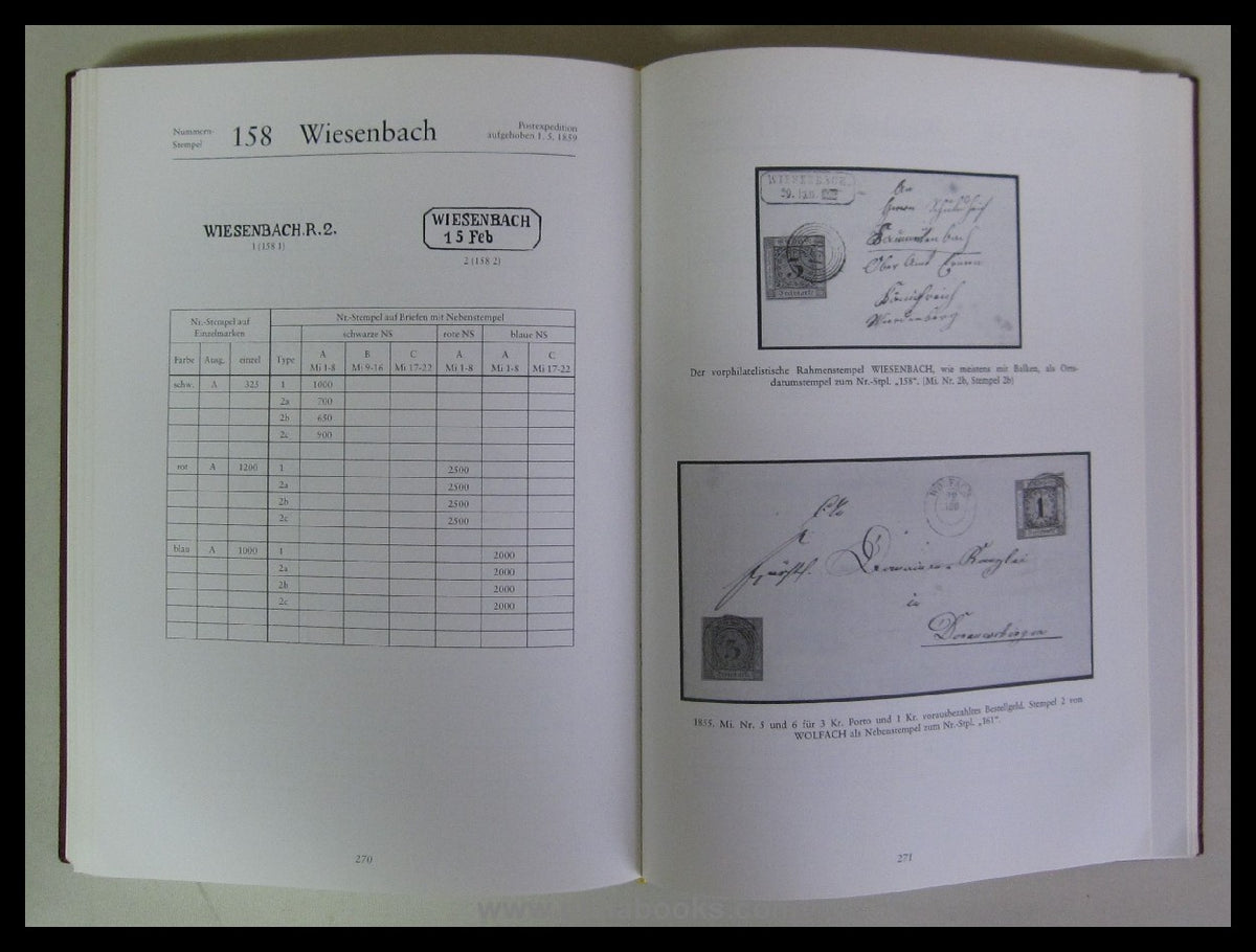 Baden-Handbuch I-III kpl., Vorphila und Freimarkenausgaben und Abstempelungen