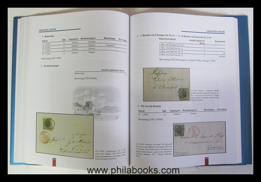 Schäfer, R., Schweiz Kantonalmarken 1.März 1843 bis 30. September  ...