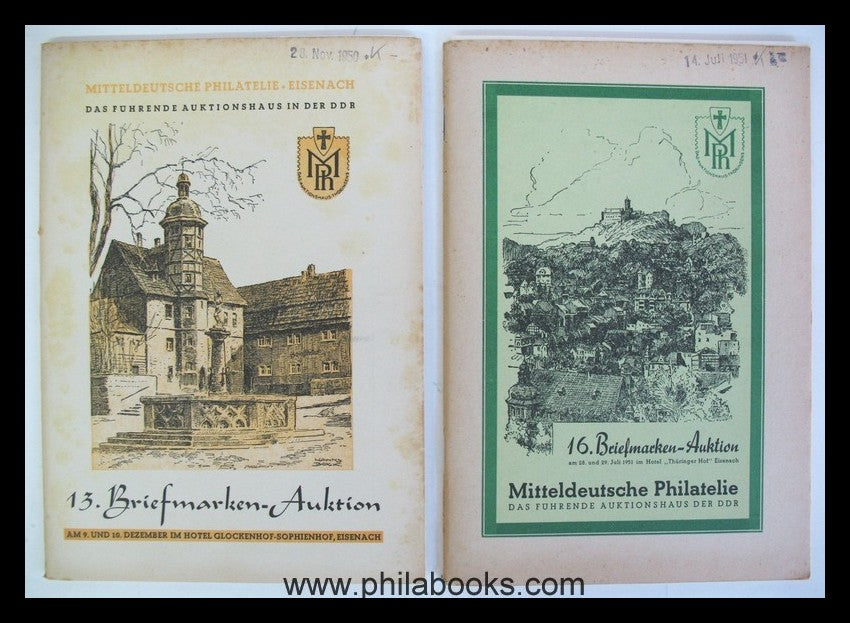 Mitteldeutsche, Auktion ex 007-016, 1949/1951