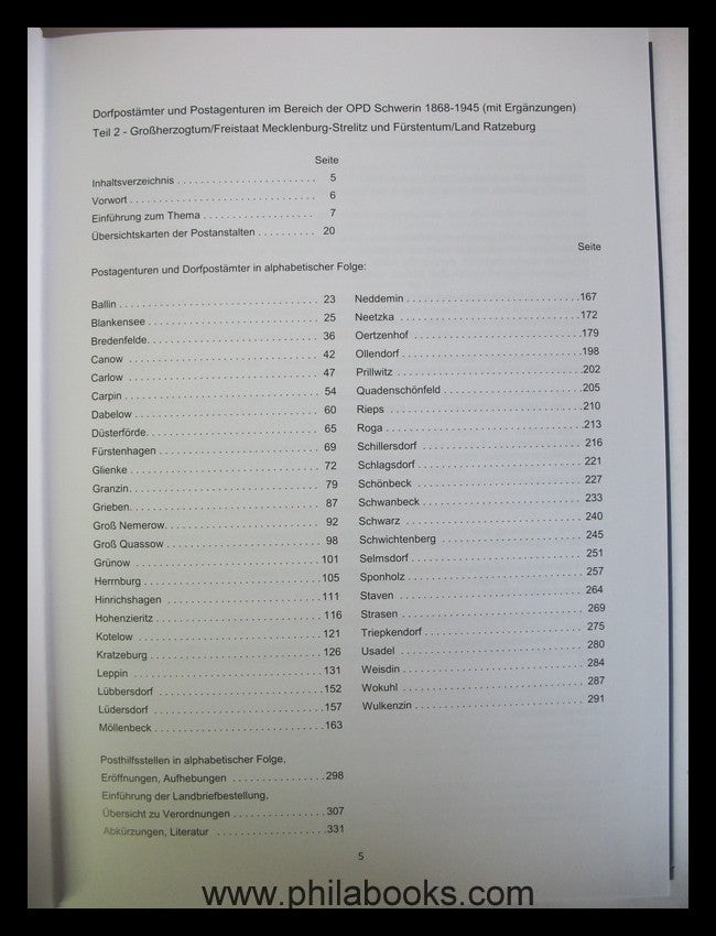 Puskeiler/Wickboldt, Dorfpostämter und Postagenturen im Bereich de ...