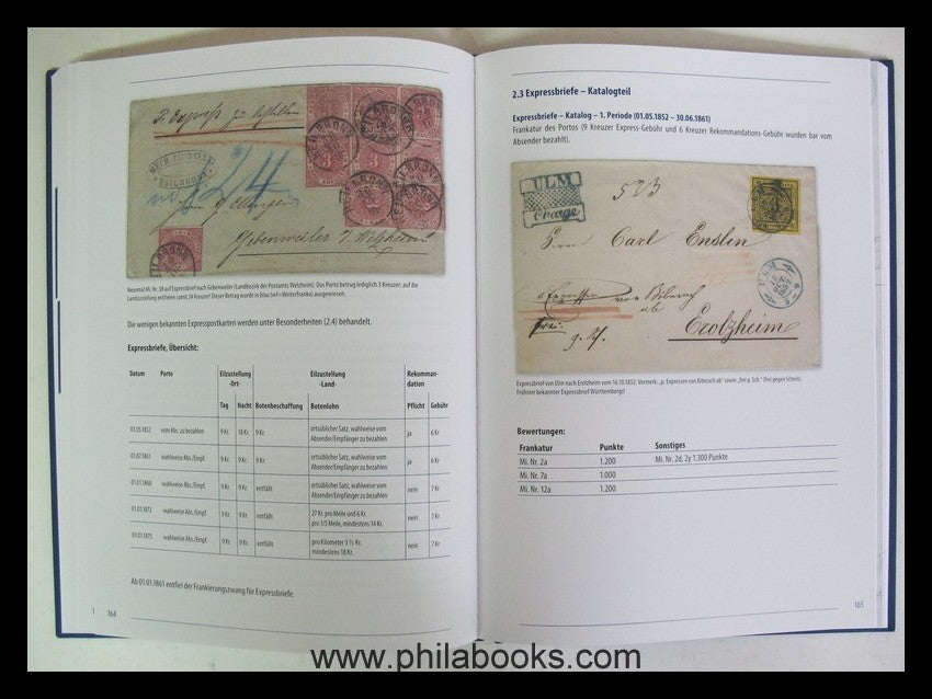 Heinrich, T., Letter mail in the Kingdom of Württemberg 1851-1875, 2014, ...
