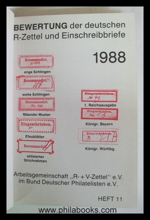 ARGE R+V-Zettel, Bewertung der deutschen R-Zettel und Einschreibeb ...