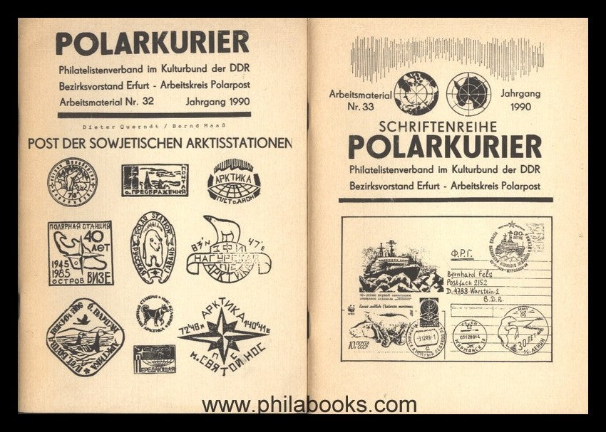 Querndt/ Maaß, Post der Sowjetischen Arktisstationen, Polarkurier, ...