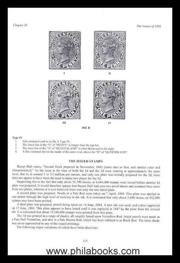 Scudder, K.F., Queensland Postage Stamps 1879-1912, Royal Philatel ...