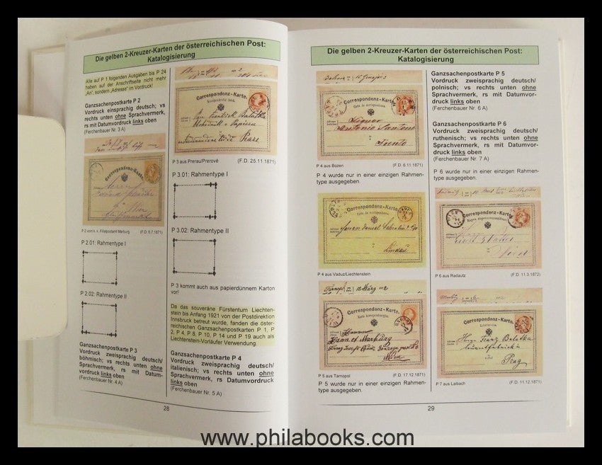 Frech, H., Die Correspondenzkarten und Postkartenformulare der ehe ...