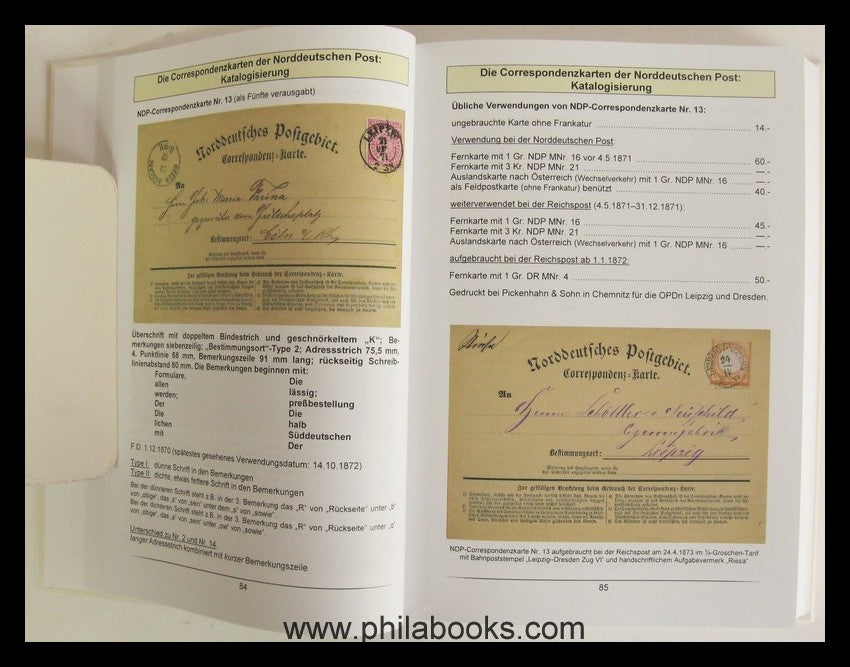 Frech, H., Die Correspondenzkarten und Postkartenformulare der ehe ...