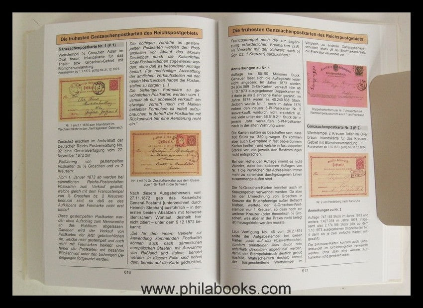 Frech, H., Die Correspondenzkarten und Postkartenformulare der ehe ...