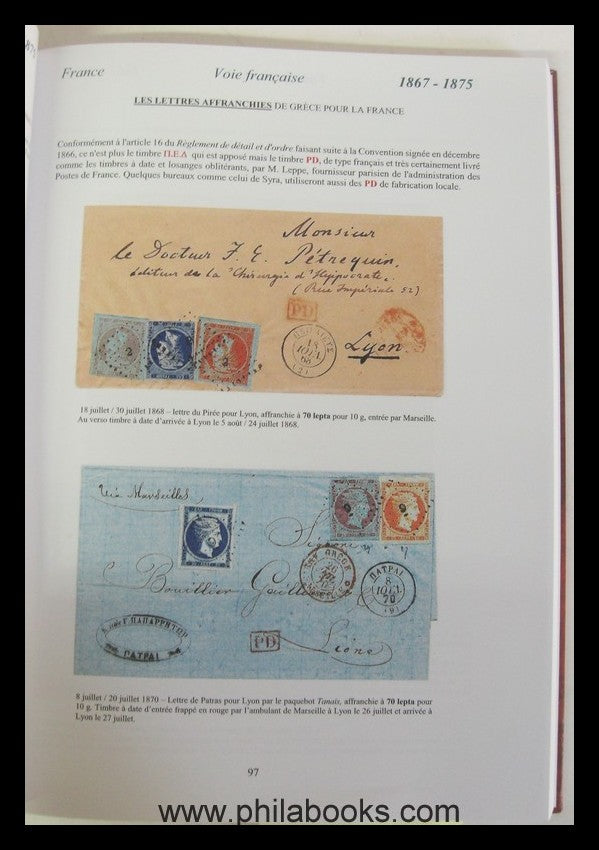 Chauvet, M., Les tarifs hélléniques des lettres internationales 18 ...