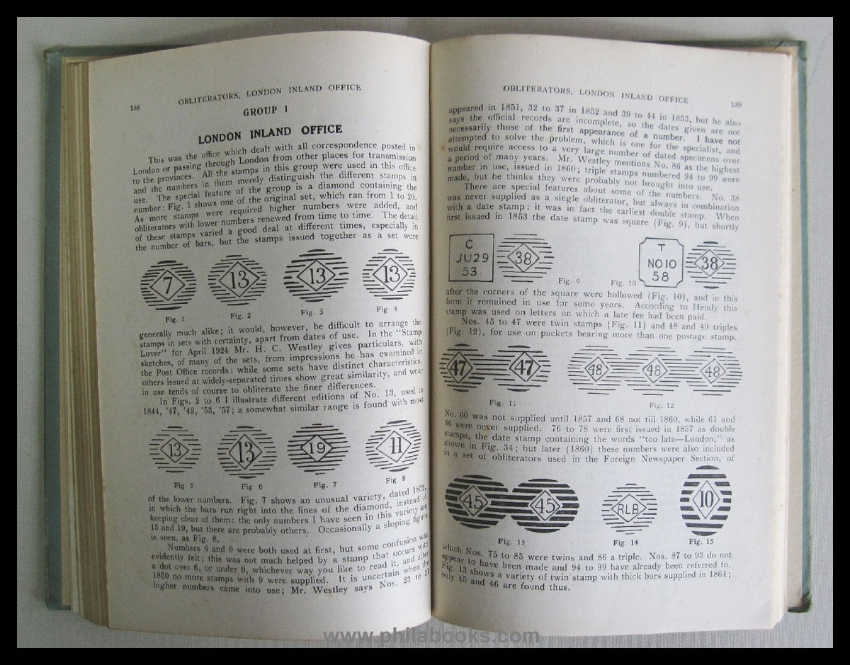 Brumell, G., British Post Office Numbers 1844-1906, R.C. Alcock, 1 ...