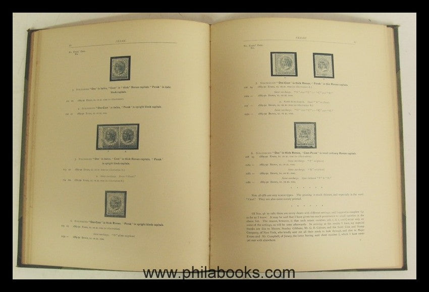 Brown, W., The Stamps of the Straits Settlements, Surcharged for U ...