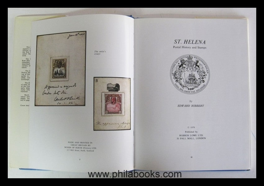 Hibbert, E., St. Helena Postal History and Stamps, 1979, Robson Lo ...
