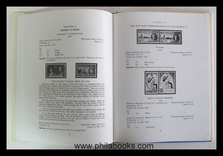 Hibbert, E., St. Helena Postal History and Stamps, 1979, Robson Lo ...