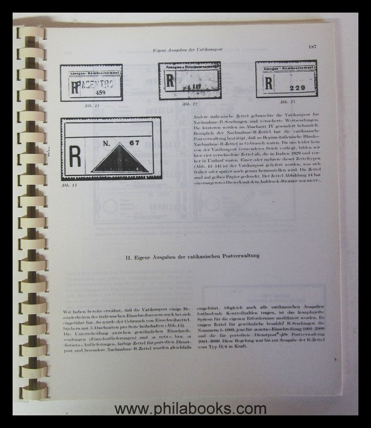 Kittel (Hrsg.), Der Vatikanstaat, Ein philatelistisches Handbuch,  ...