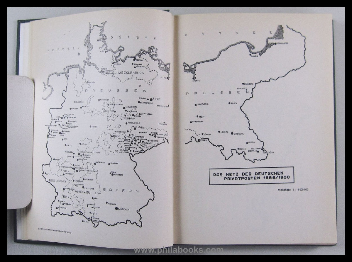 Glasewald, G., Privatpostmarken-Katalog, hier die Originalausgabe  ...