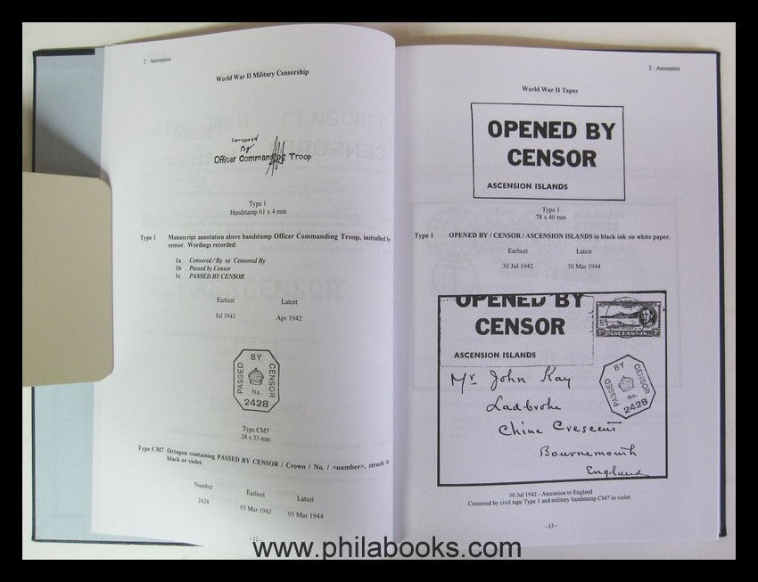 Martin/Walton, West African Censorship Covering Ascension, Biafra, ...
