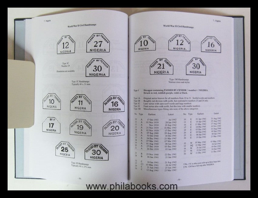 Martin/Walton, West African Censorship Covering Ascension, Biafra, ...
