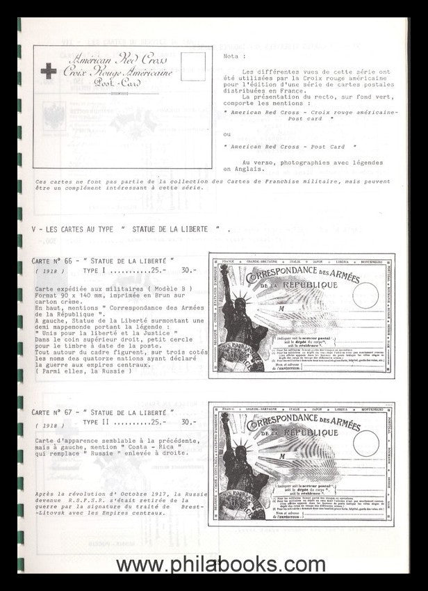 Sinais/Weingarten, Catalogue des Cartes Postales de Franchise mili ...