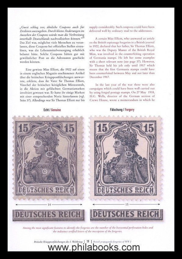 Baldus, W., Britische Kriegspostfälschungen des I. Weltkrieges, Fä ...