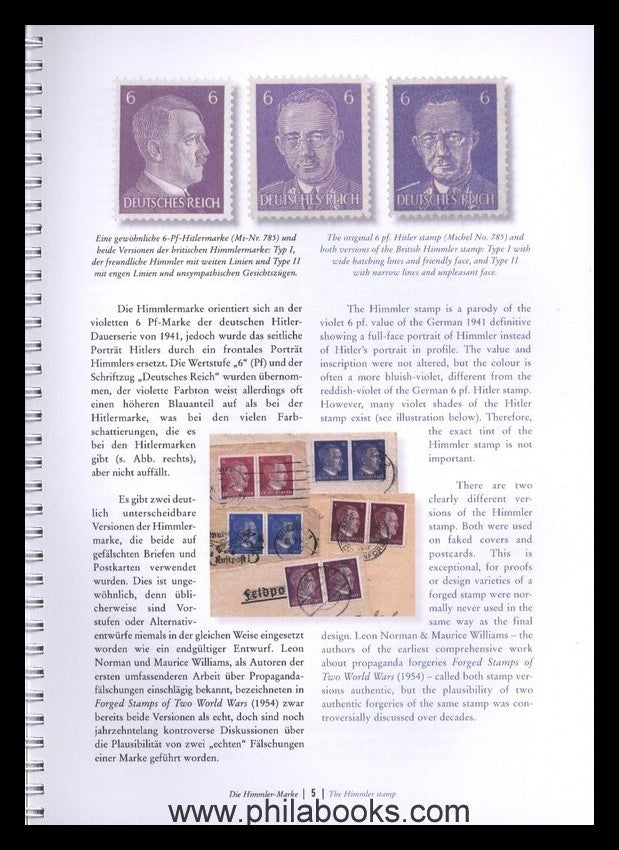 Baldus, W., Die Himmlermarke/ The Himmler Stamp, A philatelic stud ...